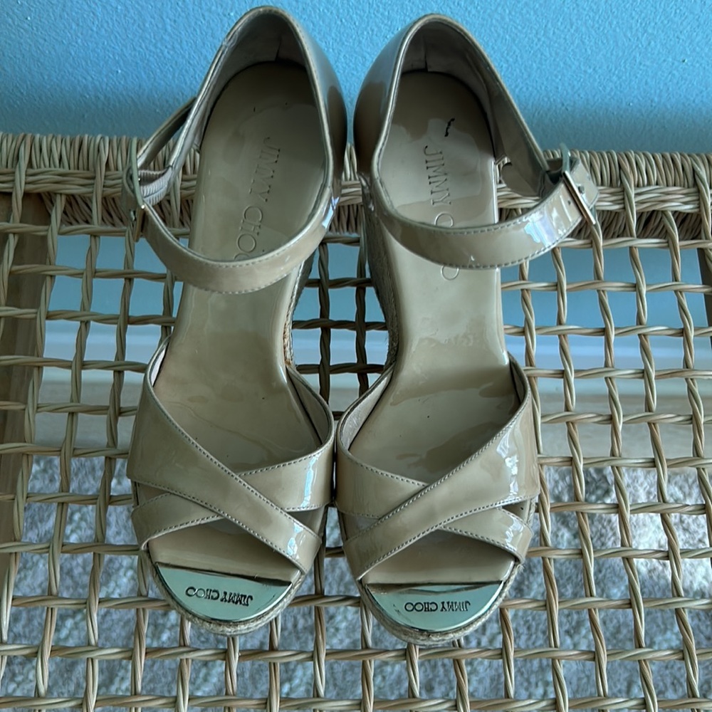 Jimmy Choo espadrille wedge